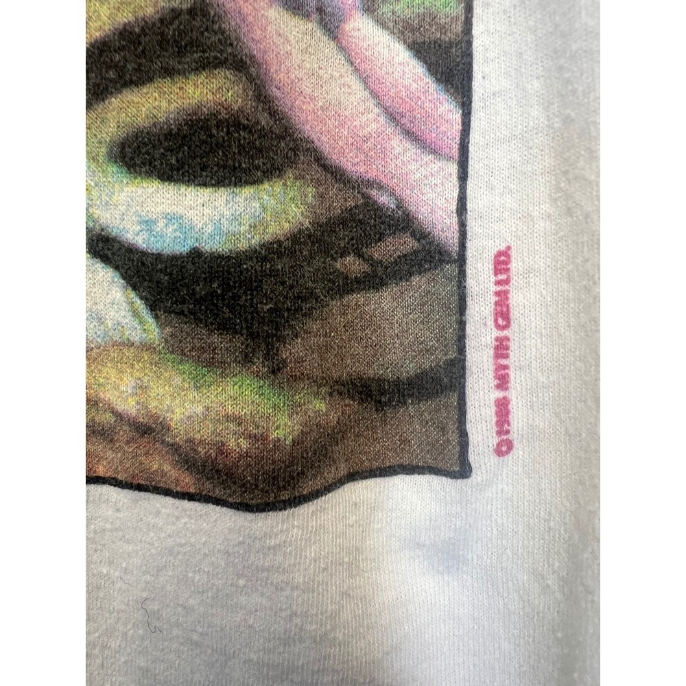 Vintage 1988 Led Zeppelin Houses of the Holy Shirt Anvil White Large 50/50 USA - Picture 6 of 7